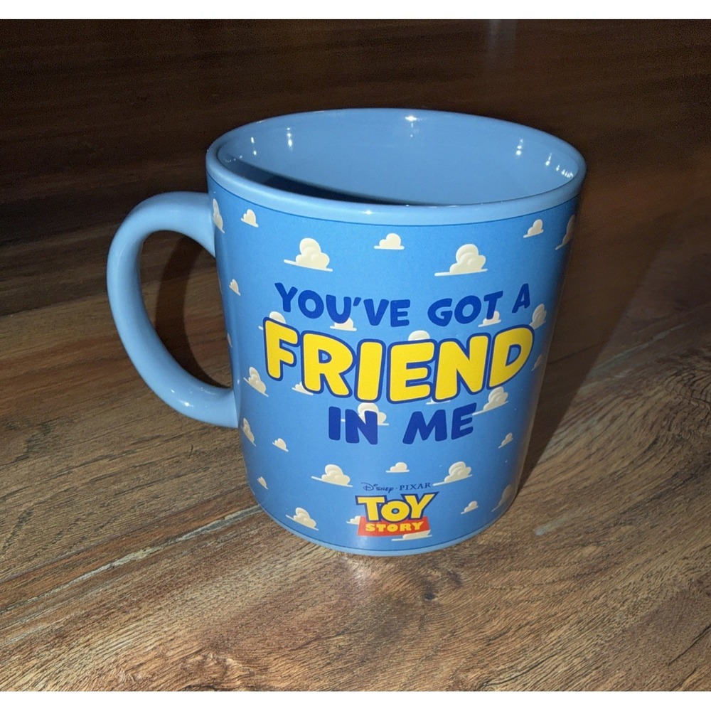 Disney Pixar Toy Story‎ Musical Mug Plays "You've Got a Friend in Me" WORKS Blue